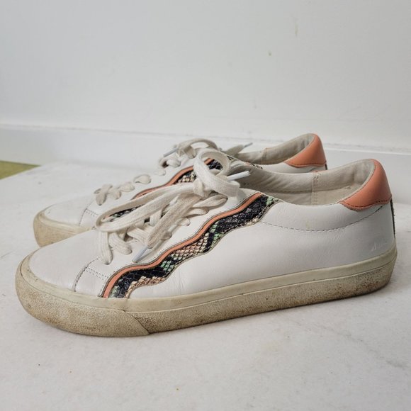 Madewell Shoes - Madewell Sidewalk Low-Top Sneakers Snake Embossed Leather: Wave Edition 8